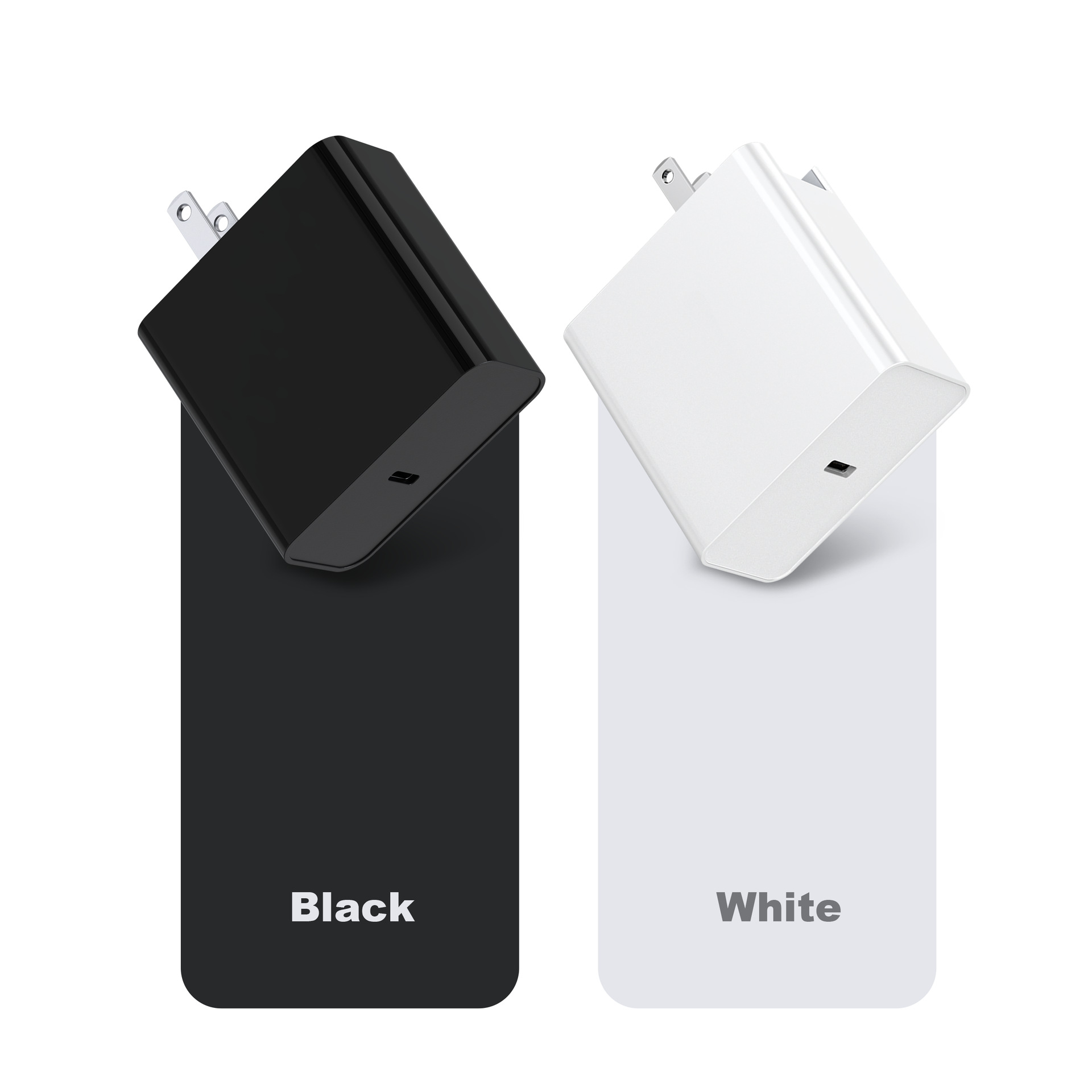 The PD65W charger is compatible with Apple adapter Mac Book foldable PD fast charging Type-C 65W charger Specification drawing