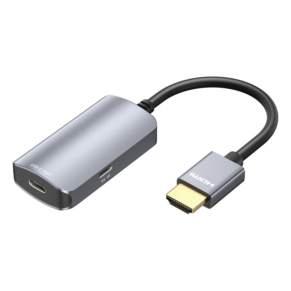 HDMI to Type-C female HD cable converter 4K@60Hz notebook display same-screen cable with power supply HDR Item Picture