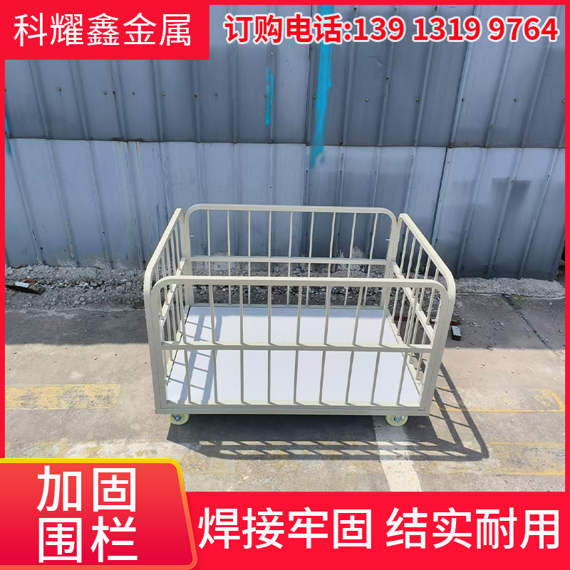Special trolley for garment factories, turnover trolley, convenient and flexible to push and pull, universal wheel trolley, cutting piece trolley details Picture