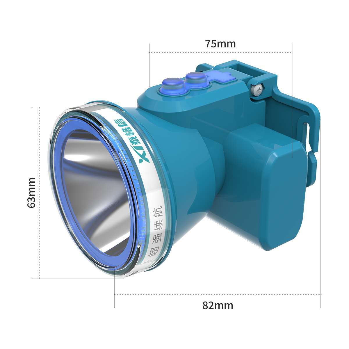 TGX-5051 Portable waterproof Headlamp with rechargeable lithium battery for outdoor sports, outdoor and mountain camping details Picture