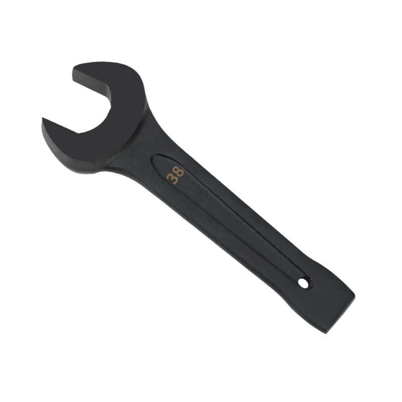 A heavy-duty wrench with a striking opening, an industrial-grade, extra-large opening, single-arm, mechanical striking wrench Item Picture