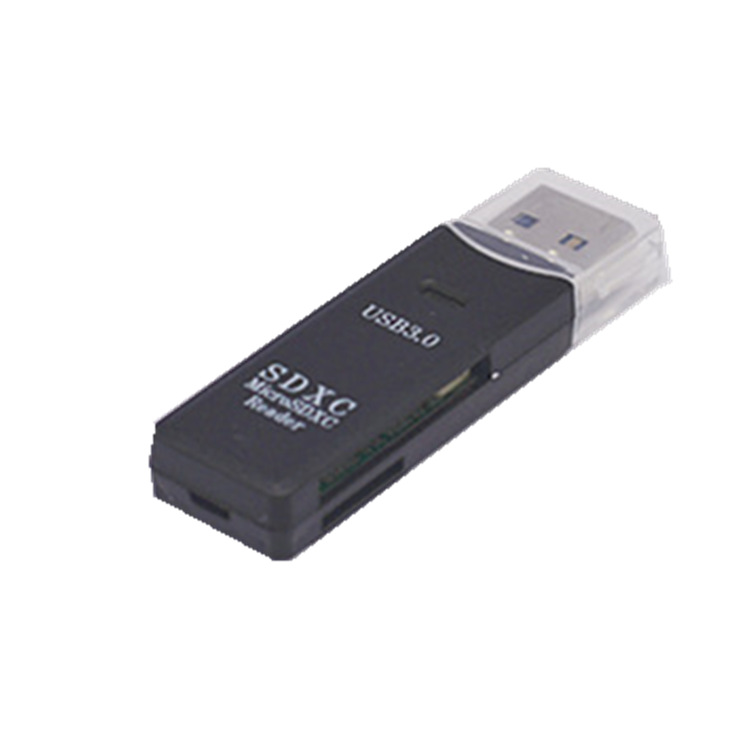 Cross-border usb3.0 card reader plug-and-play microSD camera TF/SD 2-in-1 high-speed card reader 3 details Picture