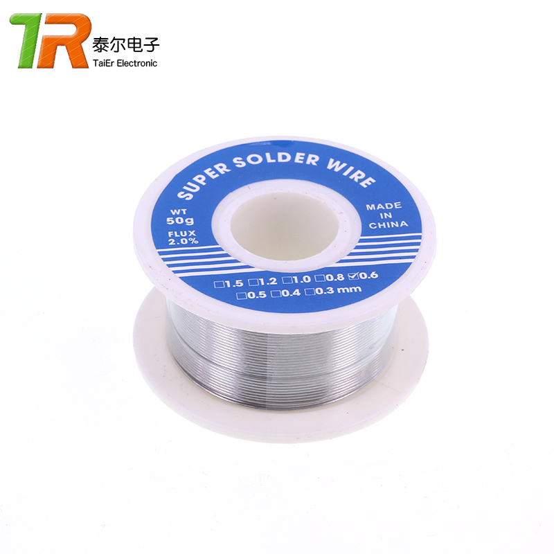 Small roll solder wire, solder wire diameter 0.6/0.8/1.0MM, purity 63%, 50g / 100g, 50g Application Scenario