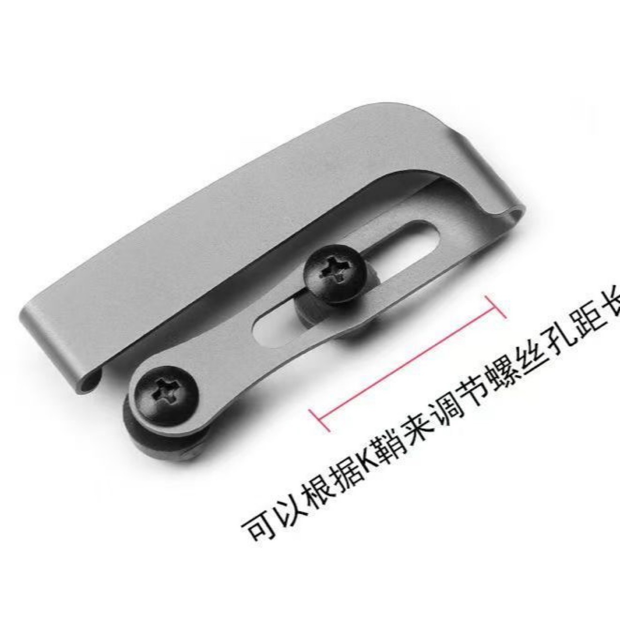 Cross-border stainless steel k sheath waist clamp knife, K sheath fixed back clamp knife sheath accessories, portable black clamp gun holster belt through Application Scenario
