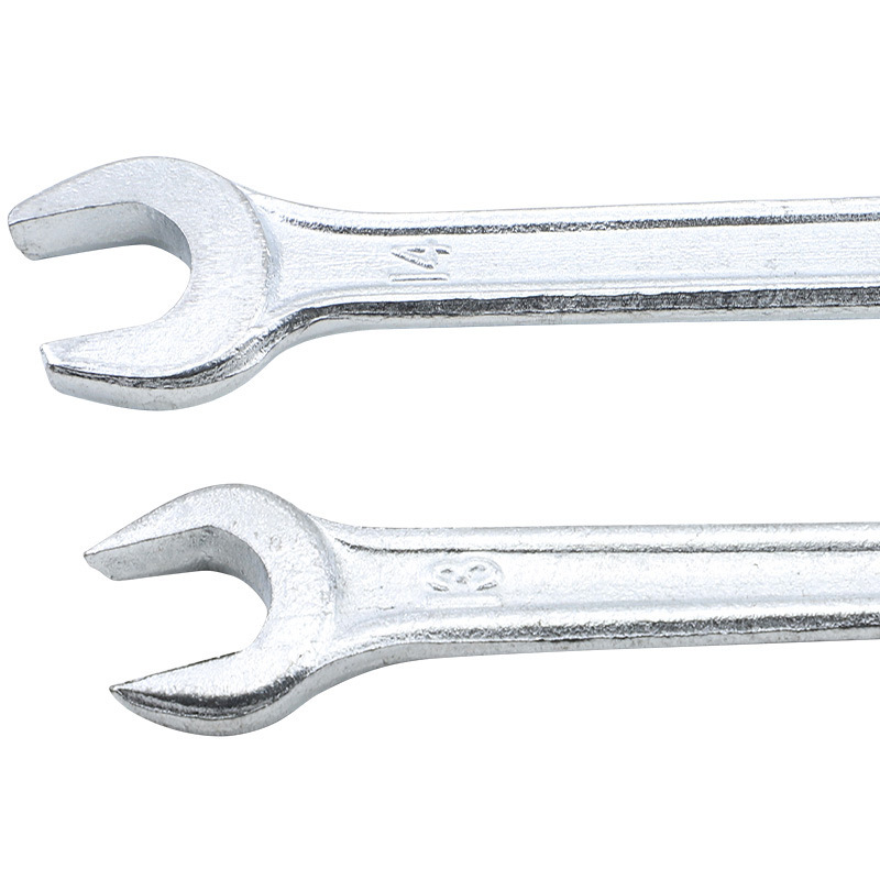 Double-ended wrench, open-end wrench, fixed socket wrench, hexagonal fork wrench, small wrench, complete set of hardware tools, hand wrench Item Picture