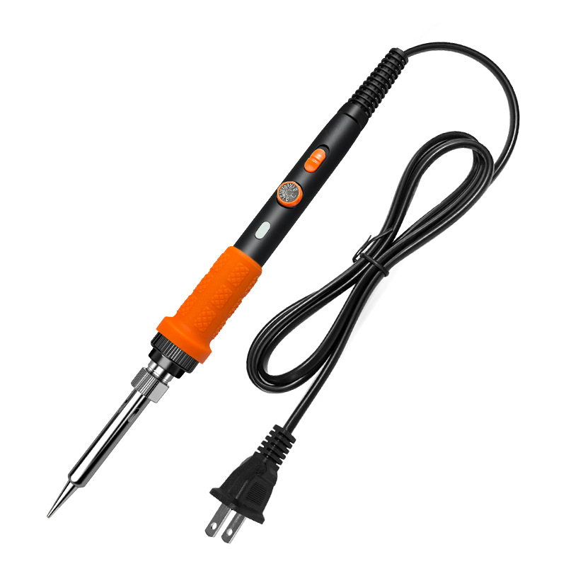 New 60W internal heating rotary temperature-adjustable soldering iron 909B with indicator light soldering iron set, a household soldering tool undefined