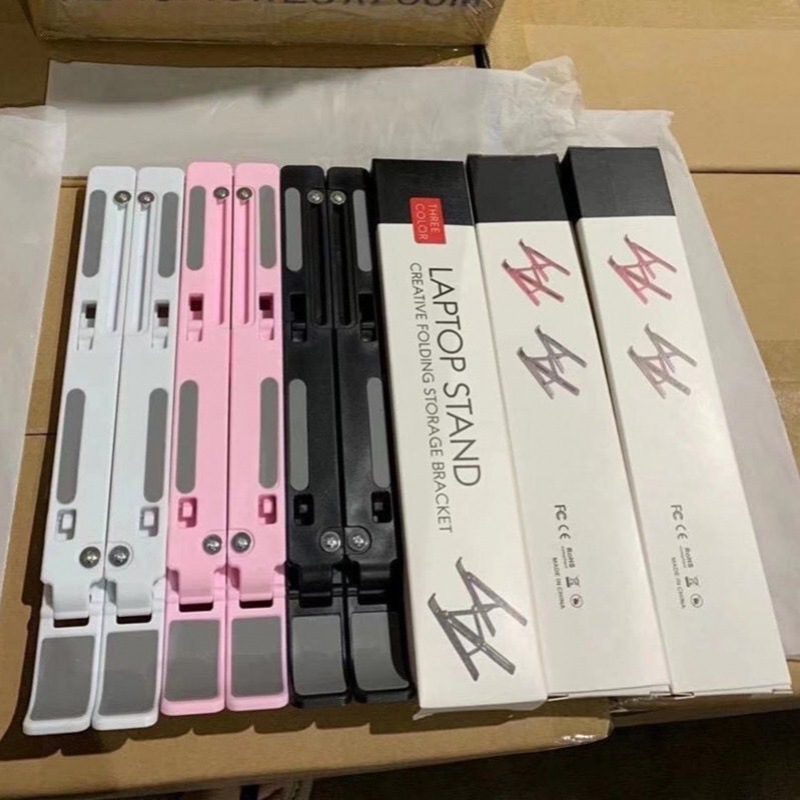 Wholesale of cross-border notebook computer stand N3 folding and lifting heat dissipation base, tablet computer desktop portable bracket details Picture