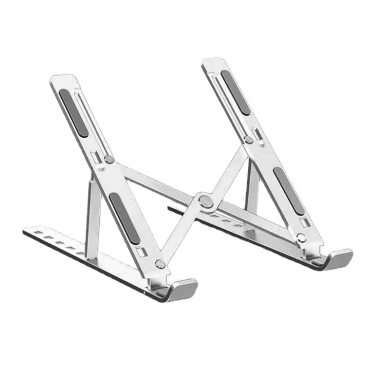 Hot-selling N3 aluminum alloy notebook computer stand folding heat dissipation height-increasing bracket portable lifting flat plate stand Item Picture