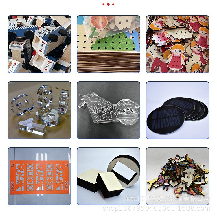 Fabric laser cutting machine, EVA foam velvet felt small cutting machine, carpet leather material leather engraving machine Specification drawing