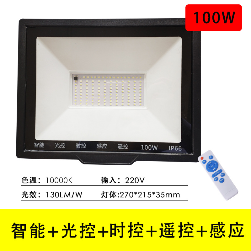 Light-controlled floodlight strip, sensor led, community courtyard light, outdoor street light, waterproof outdoor light, 220V, all-dark lighting Application Scenario