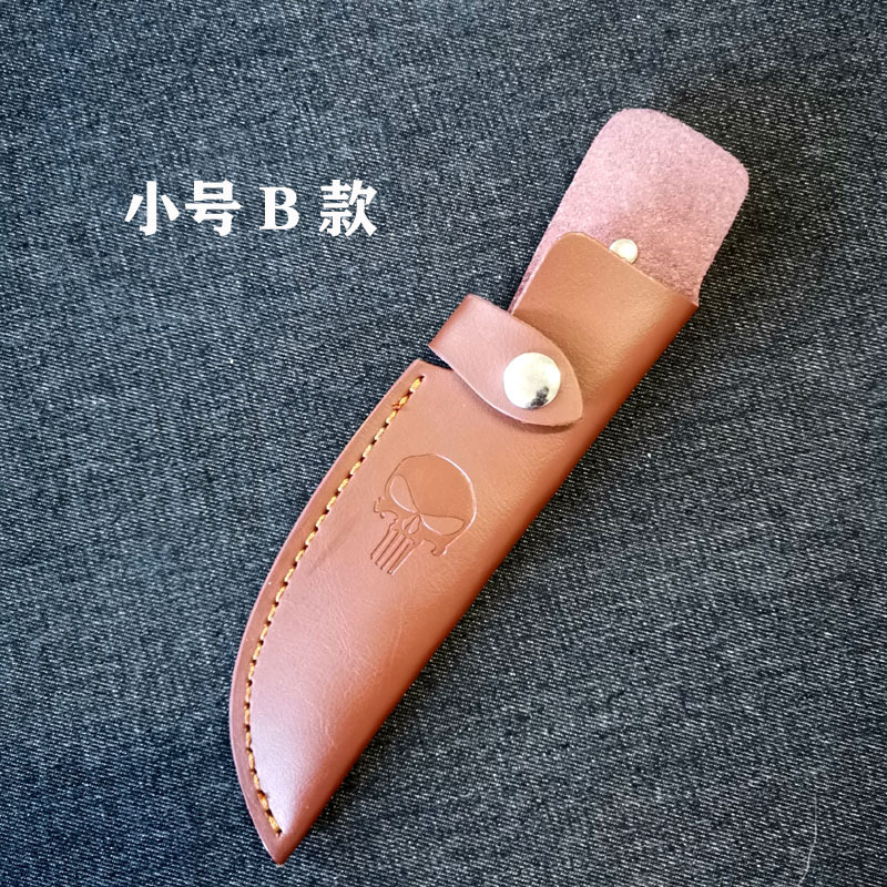 Leather knife covers, cowhide knife covers, universal outdoor self-defense knife sheaths, anti-cut leather knife covers, knife boots with belt buckles, knife pants undefined