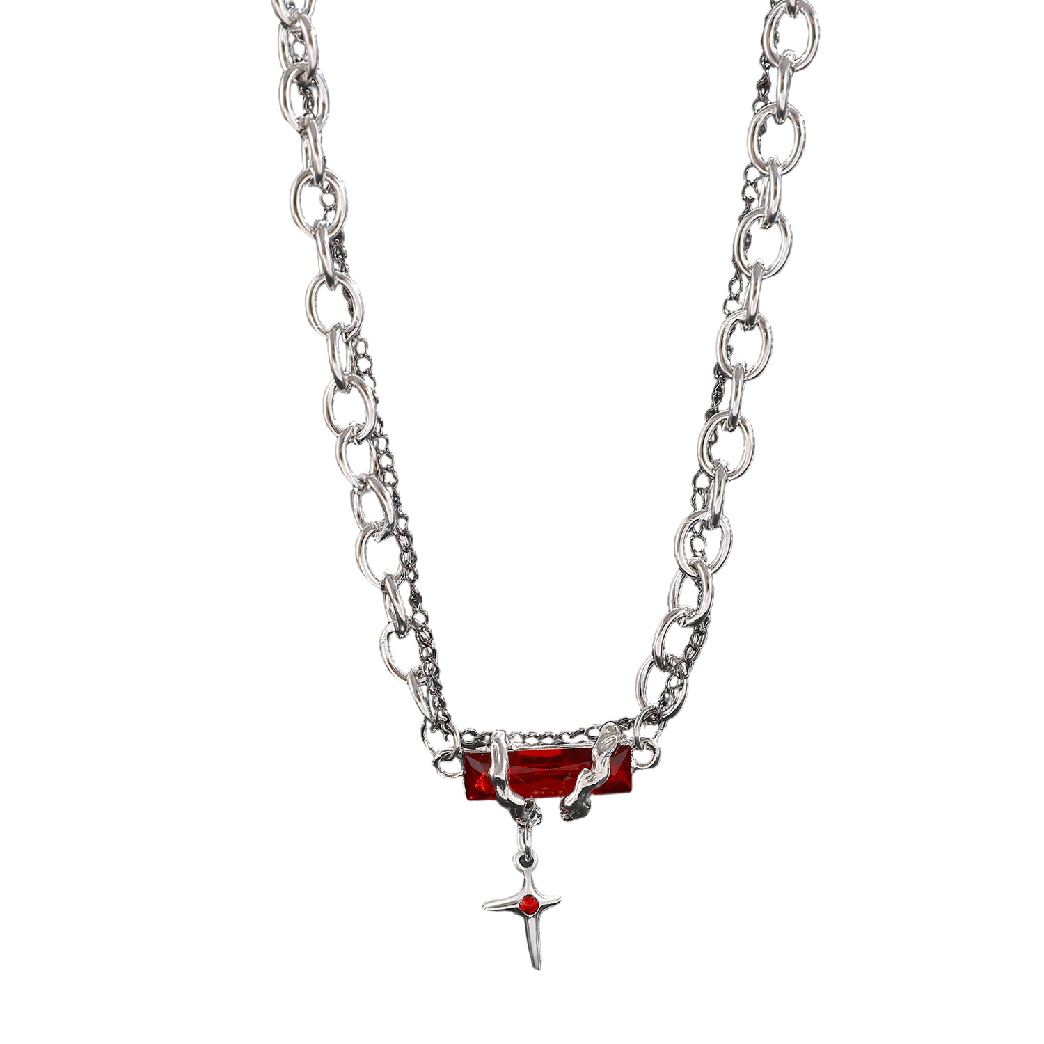 The star-wrapped black diamond bracelet is a new and versatile Halloween accessory for men, featuring a unique design. For women, it's a trendy and simple star-shaped necklace Item Picture