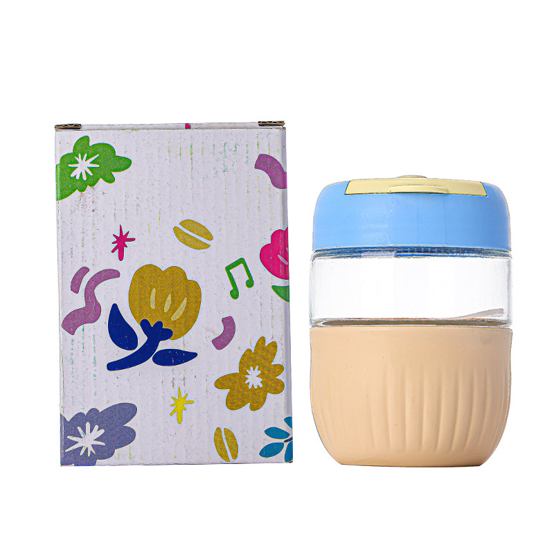 In-stock wholesale of women's water cups, vitality straw cups, 320ml office drinking cups, gift items, and tea brewing water cups Item Picture