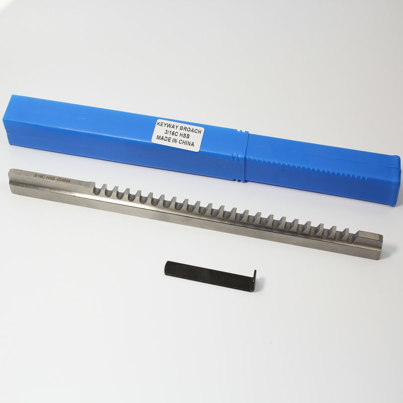 Shengyang C-grade keyway push knife metric and imperial high-speed steel HSS keyway broach manufacturer's standard parts broach in stock Specification drawing