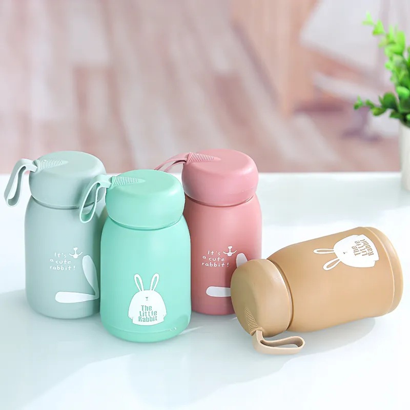 Mengmeng Rabbit water Cup, high appearance level, cute advertising cup, double-layer plastic shell glass water cup, street promotion, gift cup wholesale Application Scenario