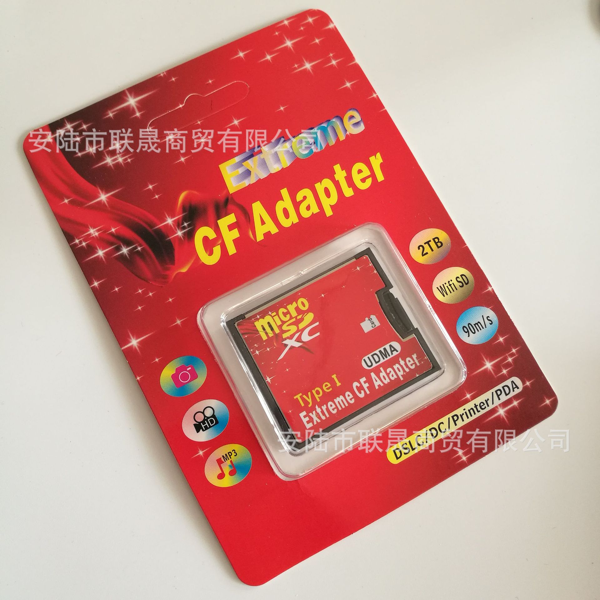 The brand-new dual TF to CF micro sd to CF card holder supports 2TB MicroSDXC high-speed CF adapter cards full figure
