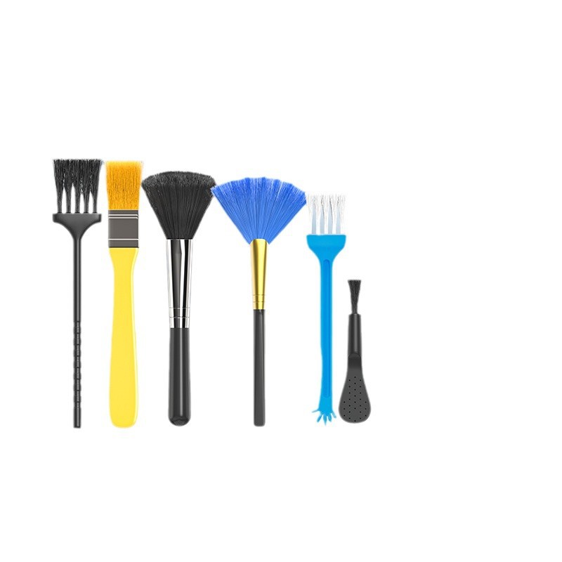 A ten-piece cleaning set for mobile phones, computers and keyboards, a multi-purpose cleaning tool for dust removal and dust removal, as well as a earpiece pore brush Item Picture