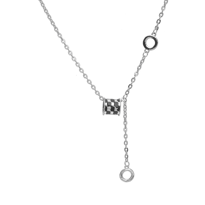 Lisa's same pearl Planet hoodie necklace for women's spring and summer, a niche design accessory with a stylish collarbone chain trend Item Picture