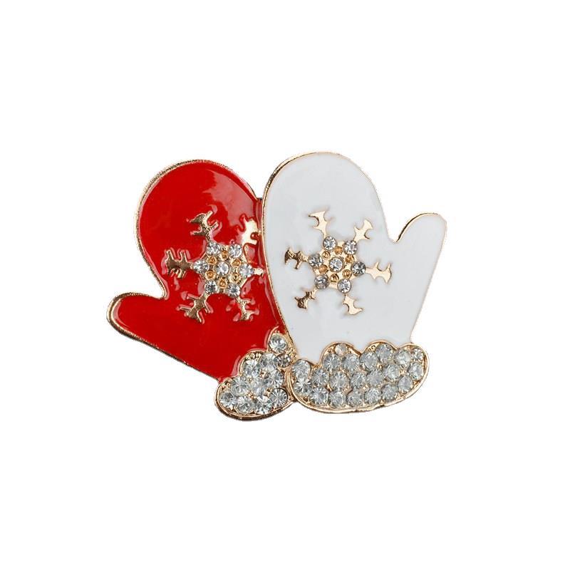 New Christmas decorations and clothing from Europe and America, Santa Claus, snowman brooches, women's corsages, New Year gifts Item Picture