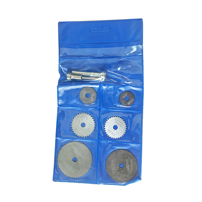 8pc high-speed steel small saw blade hand electric drill, wood PVC plastic cutting, woodworking decoration circular saw blade cutting wholesale Item Picture