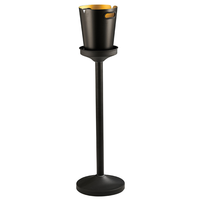 New floor-standing champagne barrel ice barrel set for bars and clubs, thickened ice barrel stand, soft decoration design, chilled wine for dining Item Picture