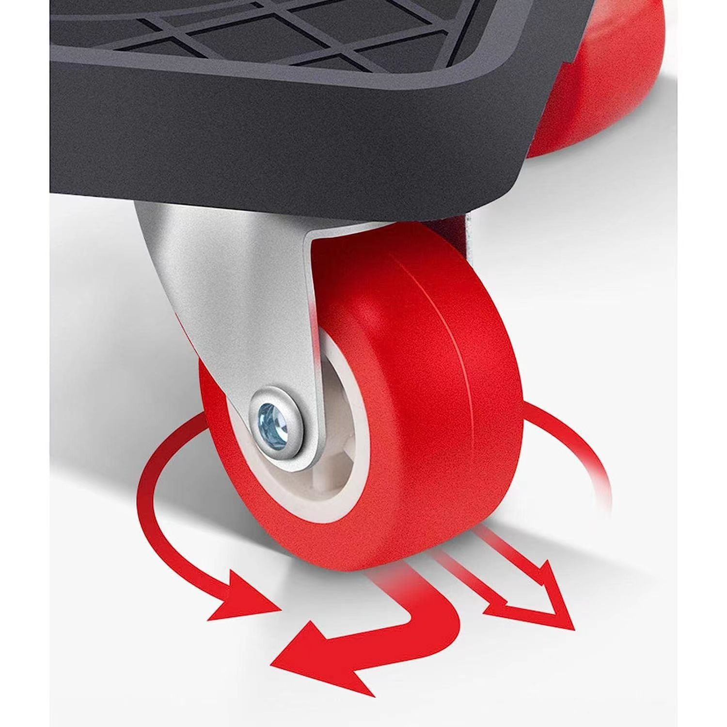 5-piece set of casters, plastic portable movers, heavy object movers, universal wheels, moving tools in stock details Picture