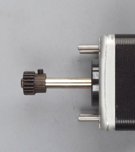 45 # steel gear, 20T main shaft gear, 0.5 die motor, metal mechanical transmission gear, 3/4/5/6mm Specification drawing