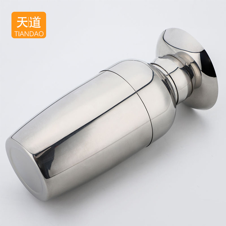 Stainless steel creative shaker, 500ml cocktail shaker, special tool for milk tea, mixing glass, metal wine ware details Picture