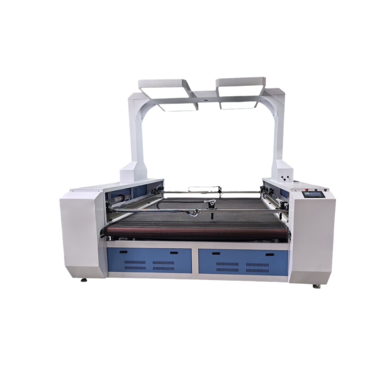 1920 panoramic camera edge tracking laser cutting machine automatic feeding plush, leather and fabric laser cutting machine Item Picture