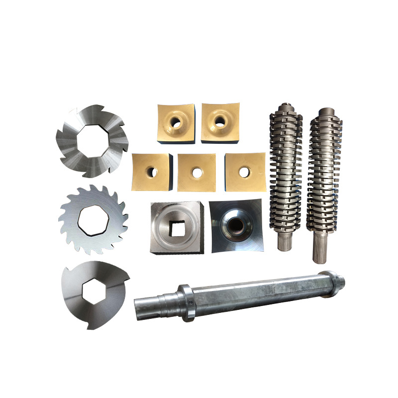 Double-shaft shredder blades, domestic waste tires, plastic alloy shredders, crushing machine tools, Nanjing manufacturer Item Picture