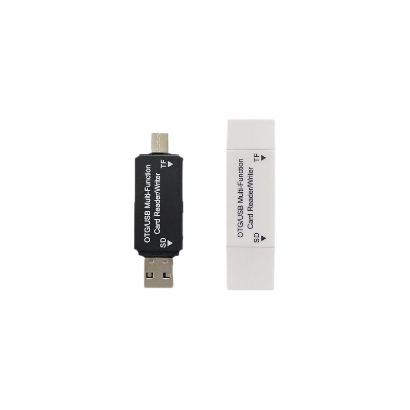The new 2-in-1 Type-C OTG card reader with high-speed USB2.0 is suitable for mobile phone TF memory card S Item Picture