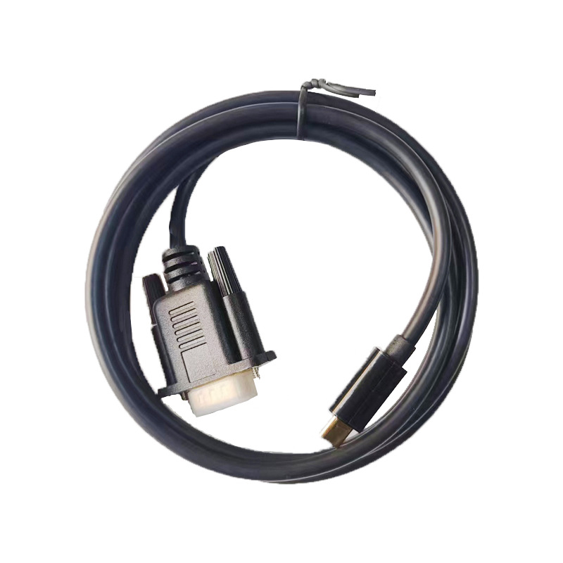 Factory TYPE-C TO VGA 1.8-meter high-definition adapter cable, usb3.1 notebook interface, USB-C to VGA Item Picture