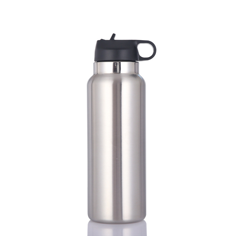 Portable outdoor hand-held space kettle, double-layer vacuum insulated cup, stainless steel sports water kettle, large-capacity car kettle Item Picture