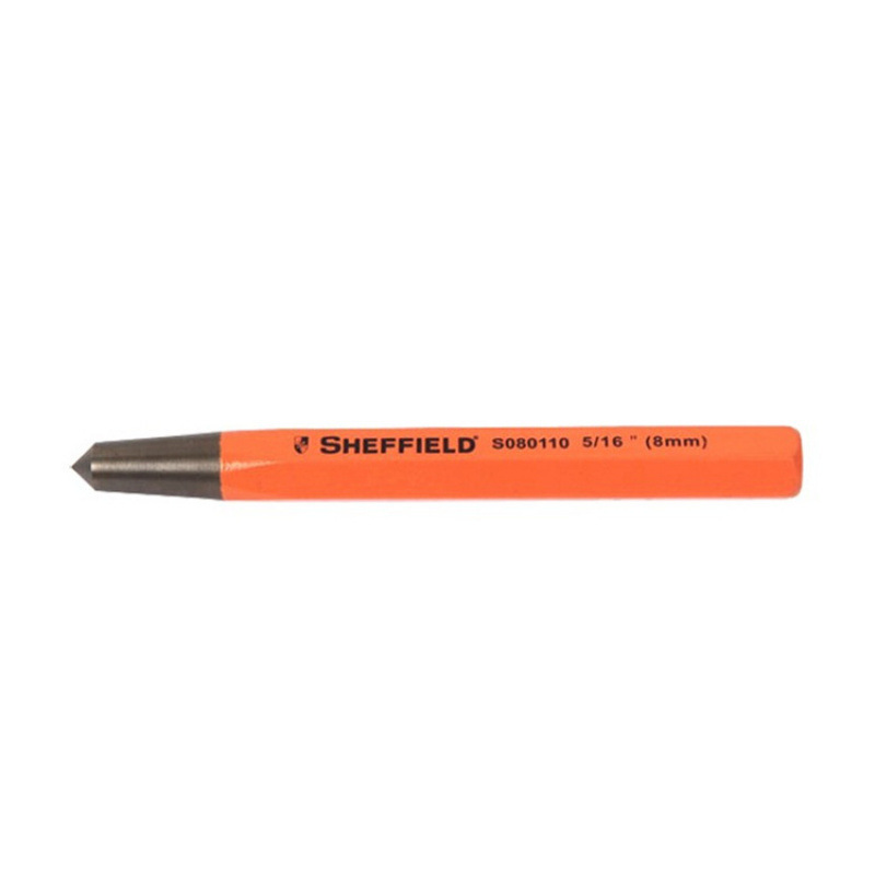 Steel shield SHEFFIELD S080109 6mm Punching cone punch chromium-vanadium steel 138mm details Picture