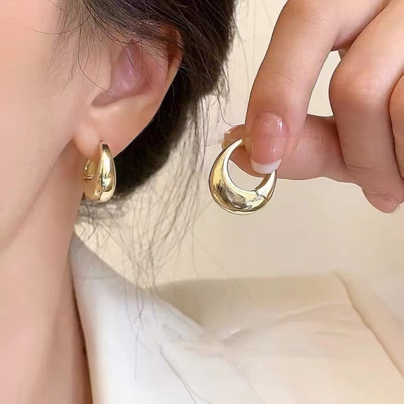 Light luxury, high-end, versatile, fashionable, cold style ear rings and earrings, ins trend, niche style, design sense, ear studs and earrings Specification drawing