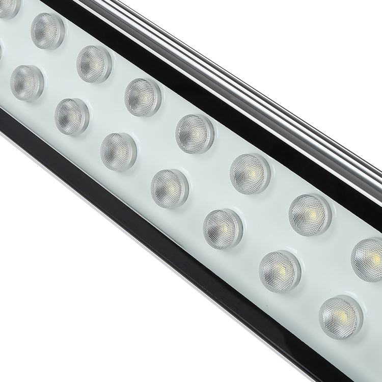 Original manufacturer outdoor high-power high-voltage external control led double-row high-power wall washing light RGBW dyeing wall washing light Application Scenario