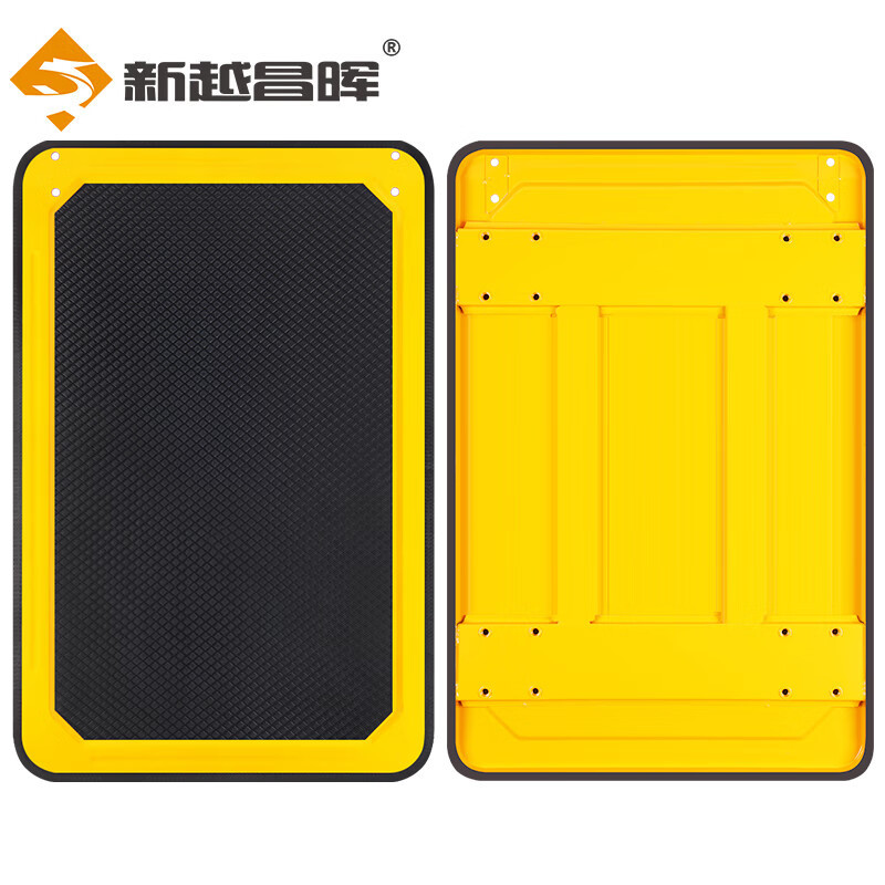 Logistics handling thickened steel plate truck, portable four-wheel trolley, silent folding handcart, cargo flatbed truck, tool truck Application Scenario
