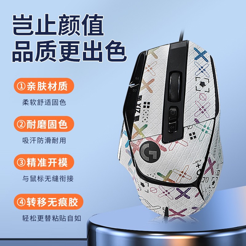 SAN Carlo is suitable for Logitech G502X anti-slip stickers, mouse games, g502x stickers, foot stickers, Teflon palm films Application Scenario