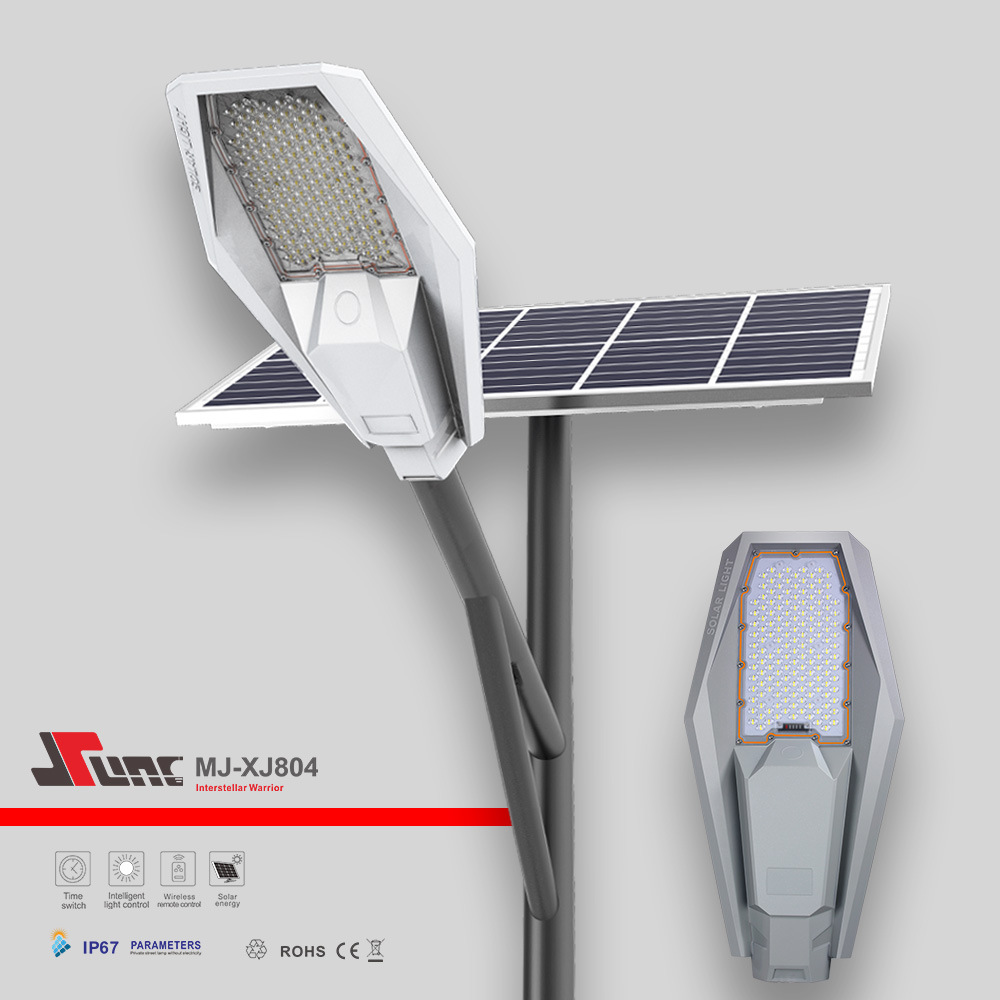 Solar lamps, garden street lamps, cross-border courtyard street lamps, rural road solar street lamps, waterproof solar panels full figure