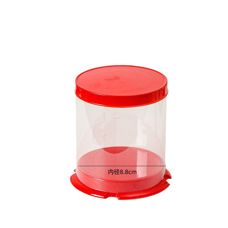 Christmas cartoon cupcake decorated mini birthday cake box 2-inch round Children's Day cake packaging box Item Picture