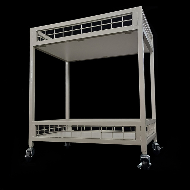 Fabric parking carts, cutting piece carts, material trolleys, turnover carts, small movable shelves with wheels in the garment workshop Application Scenario