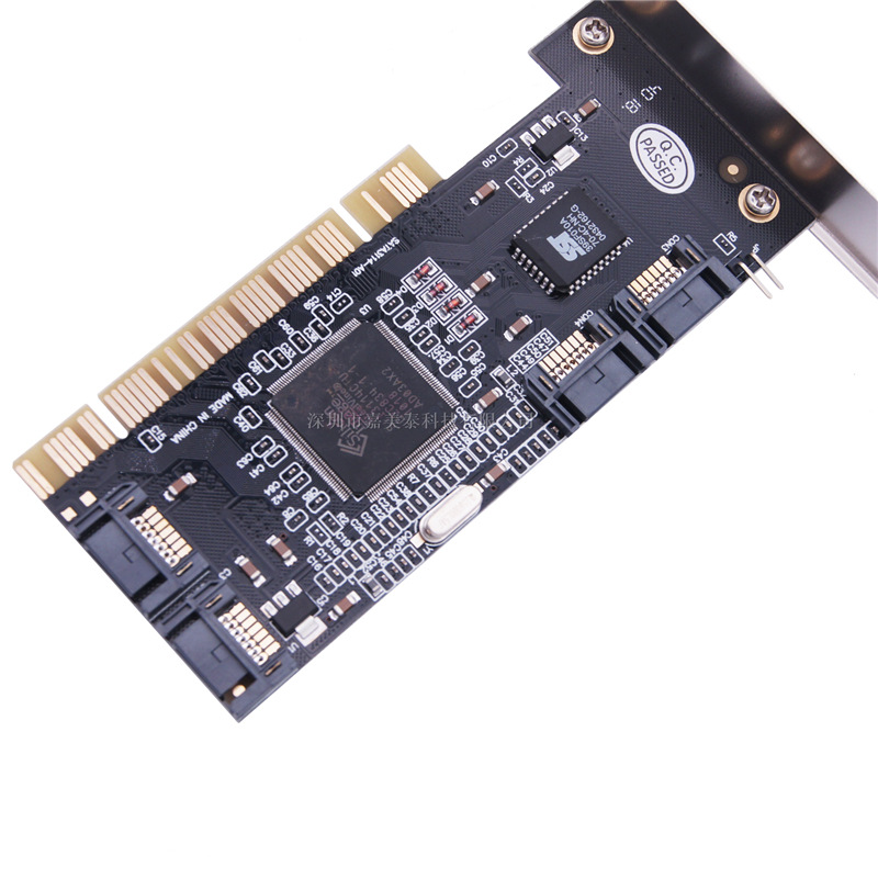 Desktop PCI to SATA array card, 4-port 3114 expansion card, disk array card without floppy drive, supporting 12T details Picture