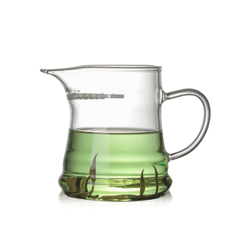 Wholesale of simple glass tea dispensers, thickened fair cups, Gongdao cups, tea sets, green tea cups, Gongfu tea sets and tea sea cups Item Picture