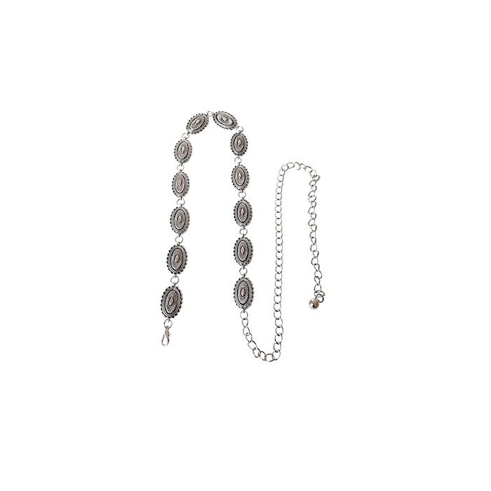 Bohemian metal butterfly ethnic style retro waist chain women's accessory dress with a y2k thin waist belt Item Picture