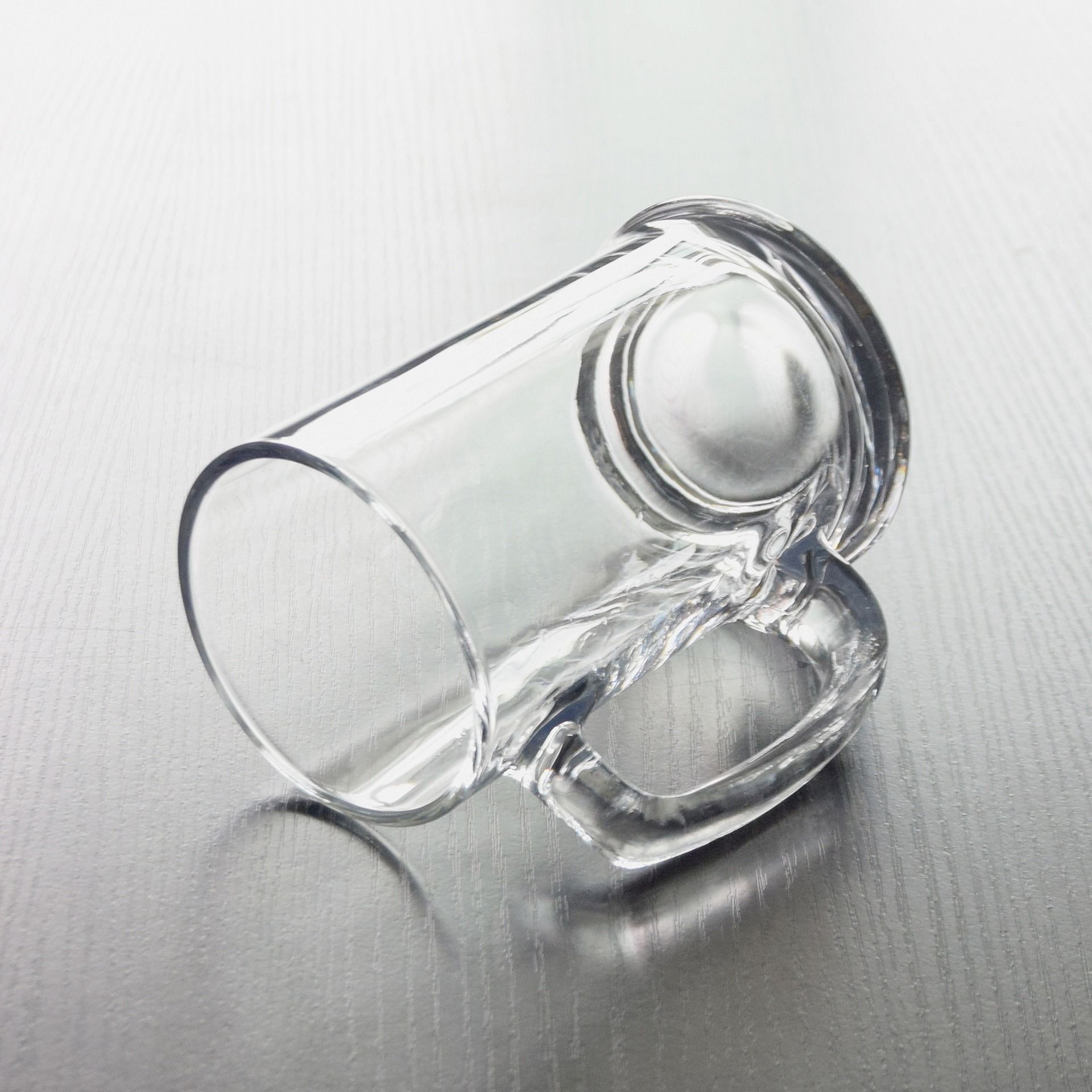 Lizun transparent glass handle cups, beer mugs, draft beer cups, juice cups, beverage cups, glass cups wholesale with logo printing Specification drawing