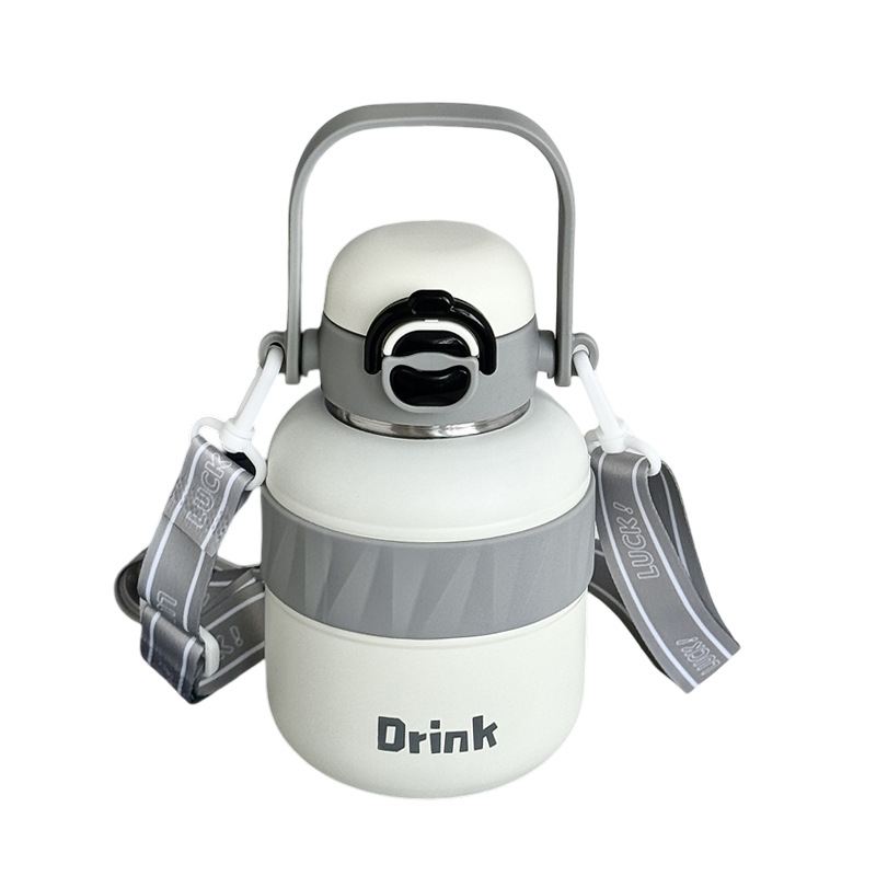 Wholesale of portable student and children's insulated cups, 304 stainless steel water cups for men Item Picture