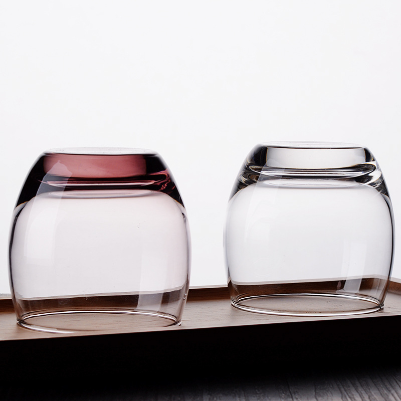 Hotel glass mouthwash cup, home creative, simple, light luxury high-end toothbrush cup, special transparent brushing and washing cup details Picture