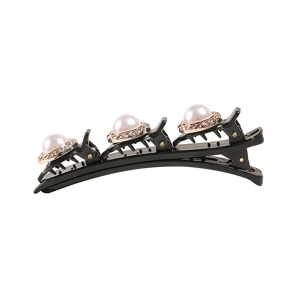 Qiyue Amazon Four-leaf Clover Flower Hair Clip, Women's broken hair clip, Braiding and styling magic tool, Side clip, bangs clip Application Scenario