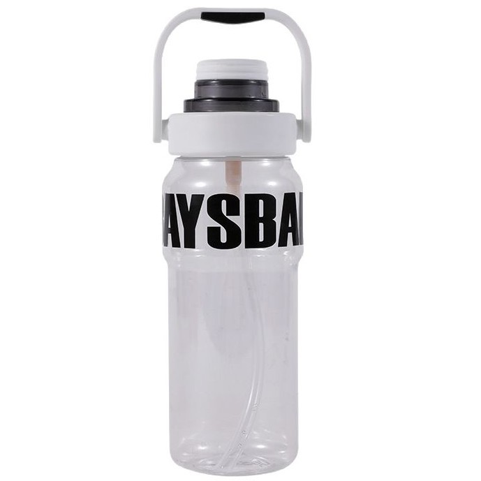 Wholesale simple and large-capacity sports water bottles. Carry handle fitness water cups in summer. High appearance level transparent plastic cups Item Picture