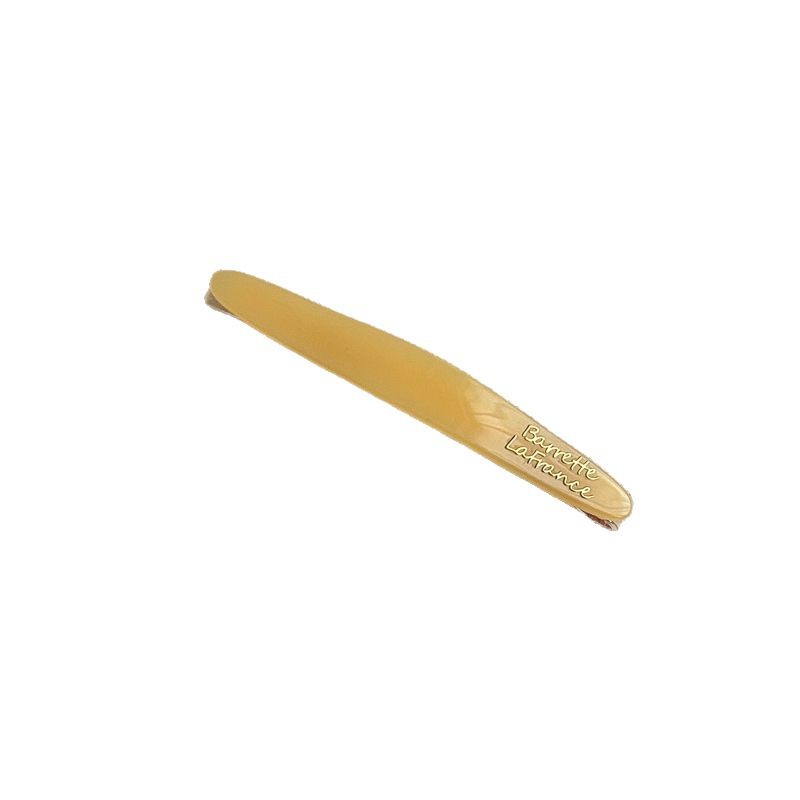 Two simple one-line clips, Korean broken hair clips for women, 2025 new high-end bangs clip headwear, ins acetate hair clips Item Picture